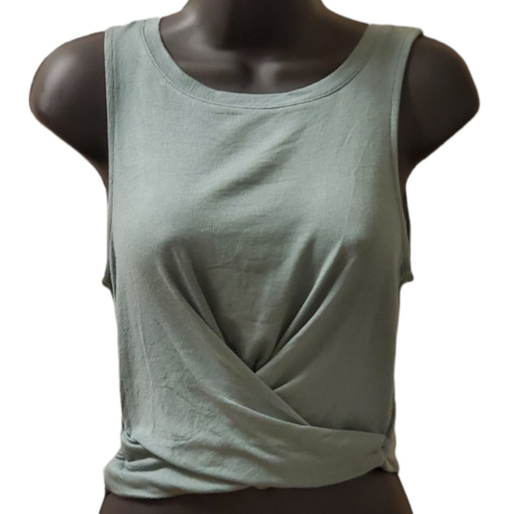 Victoria's Secret Cropped Wrap Tie-Back Top Size M